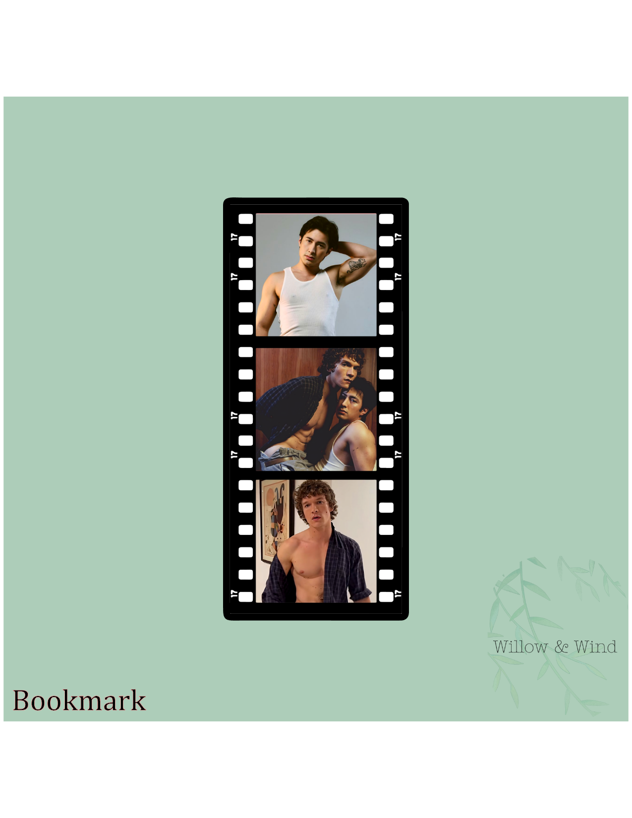 Heated Rivalry Filmstrip Bookmark