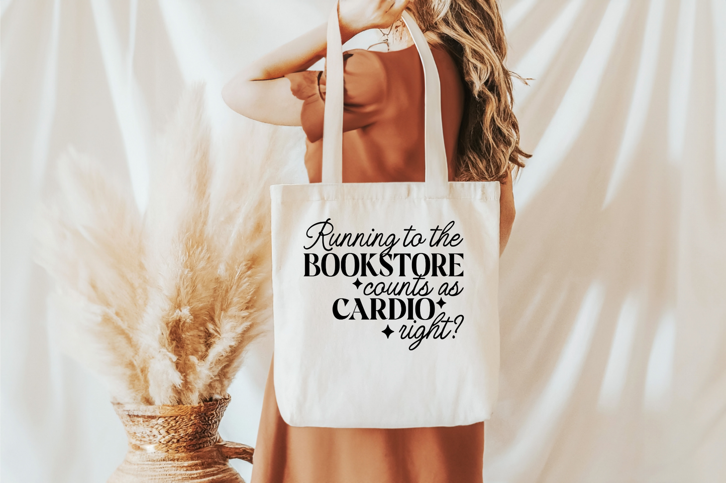 Running To The Bookstore Tote Bag