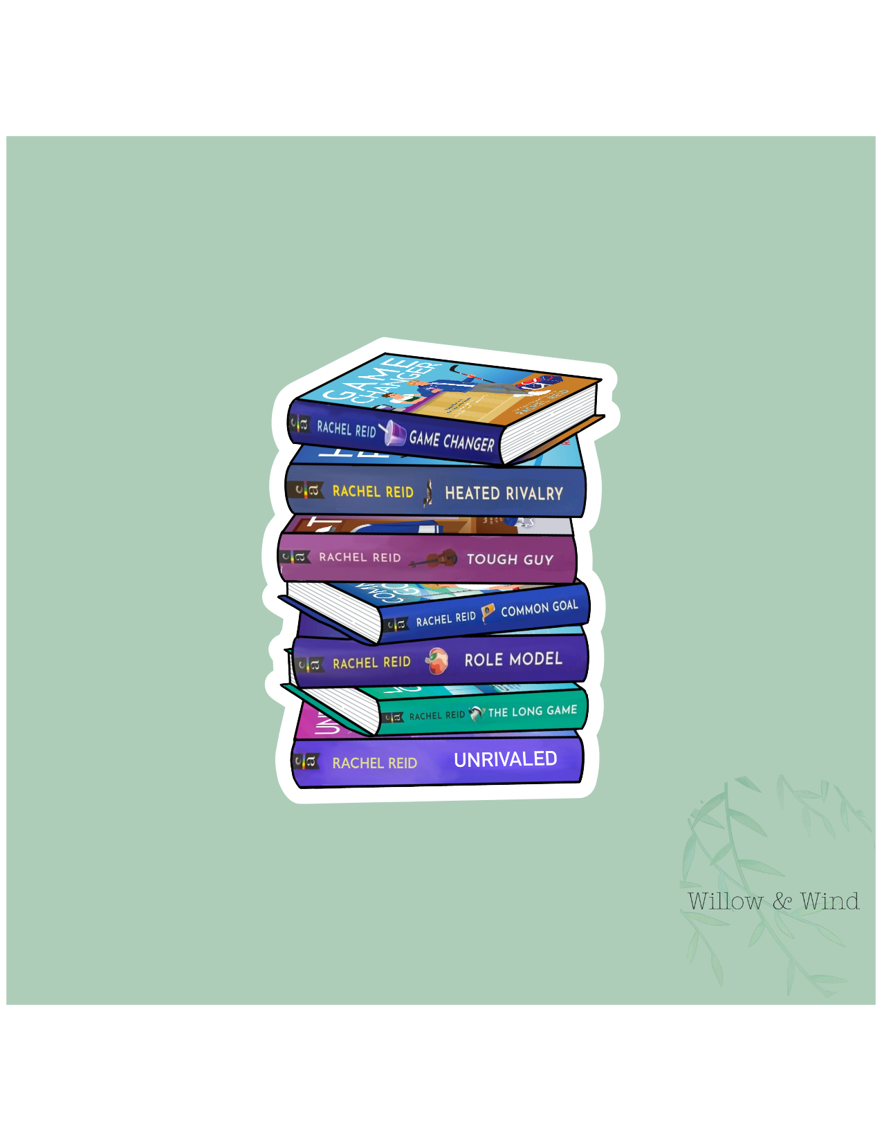 Bookstack Series - Heated Rivalry Sticker
