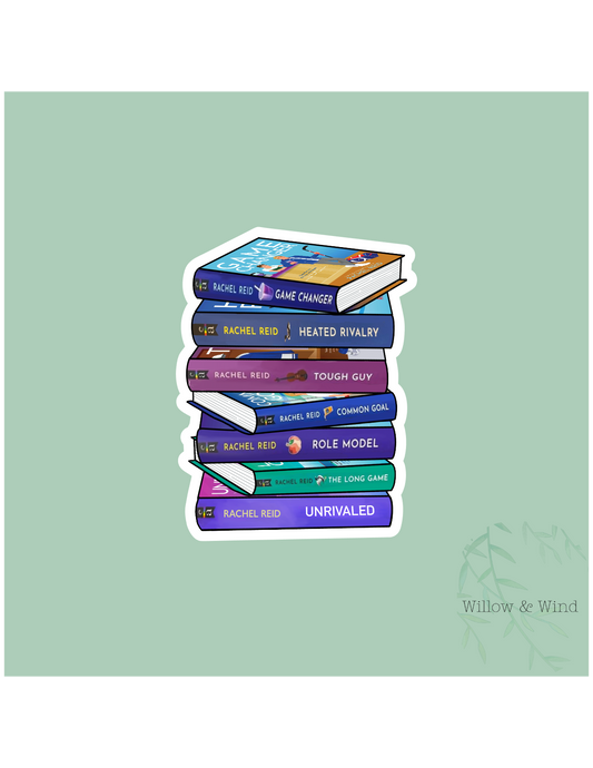 Bookstack Series - Heated Rivalry Sticker