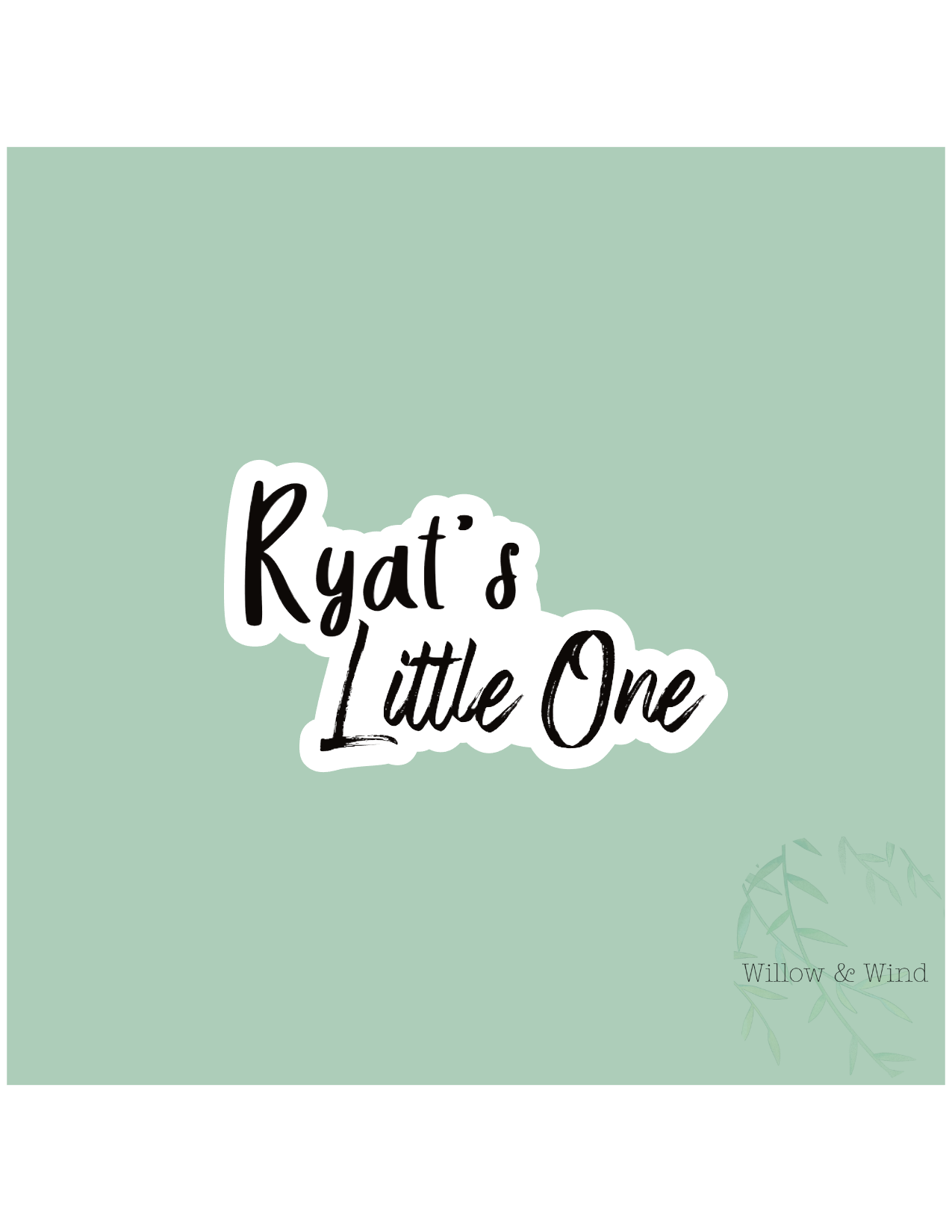Ryat's Little One - Bookish Sticker