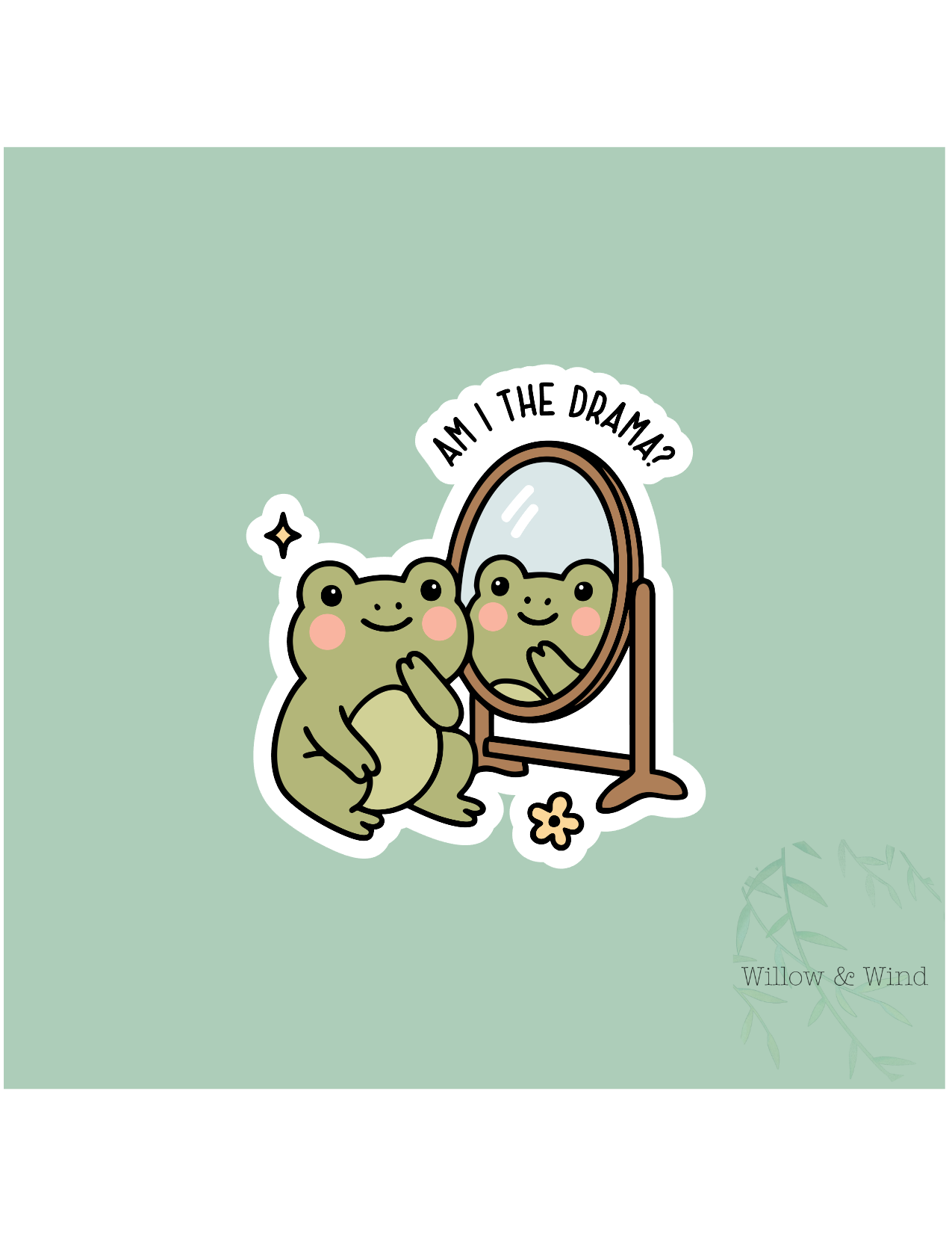Am I The Drama Sticker