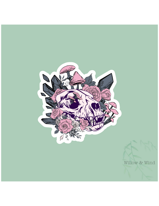 Animal Skull Gothic Sticker