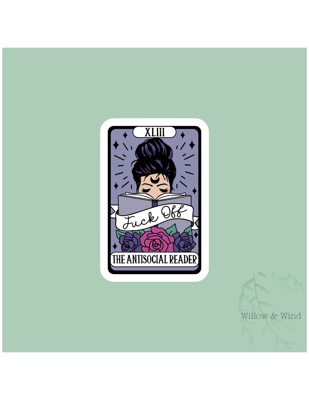 Antisocial Reader - Bookish Sticker