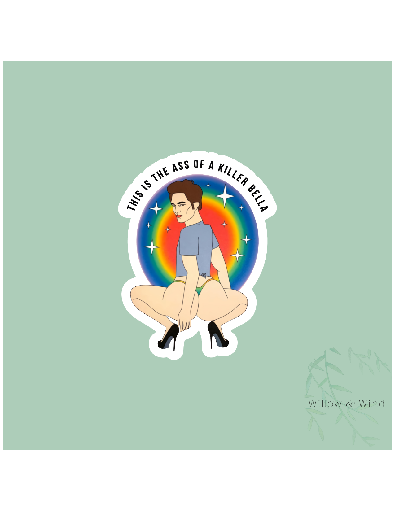 Ass Of A Killer - Twilight Sticker