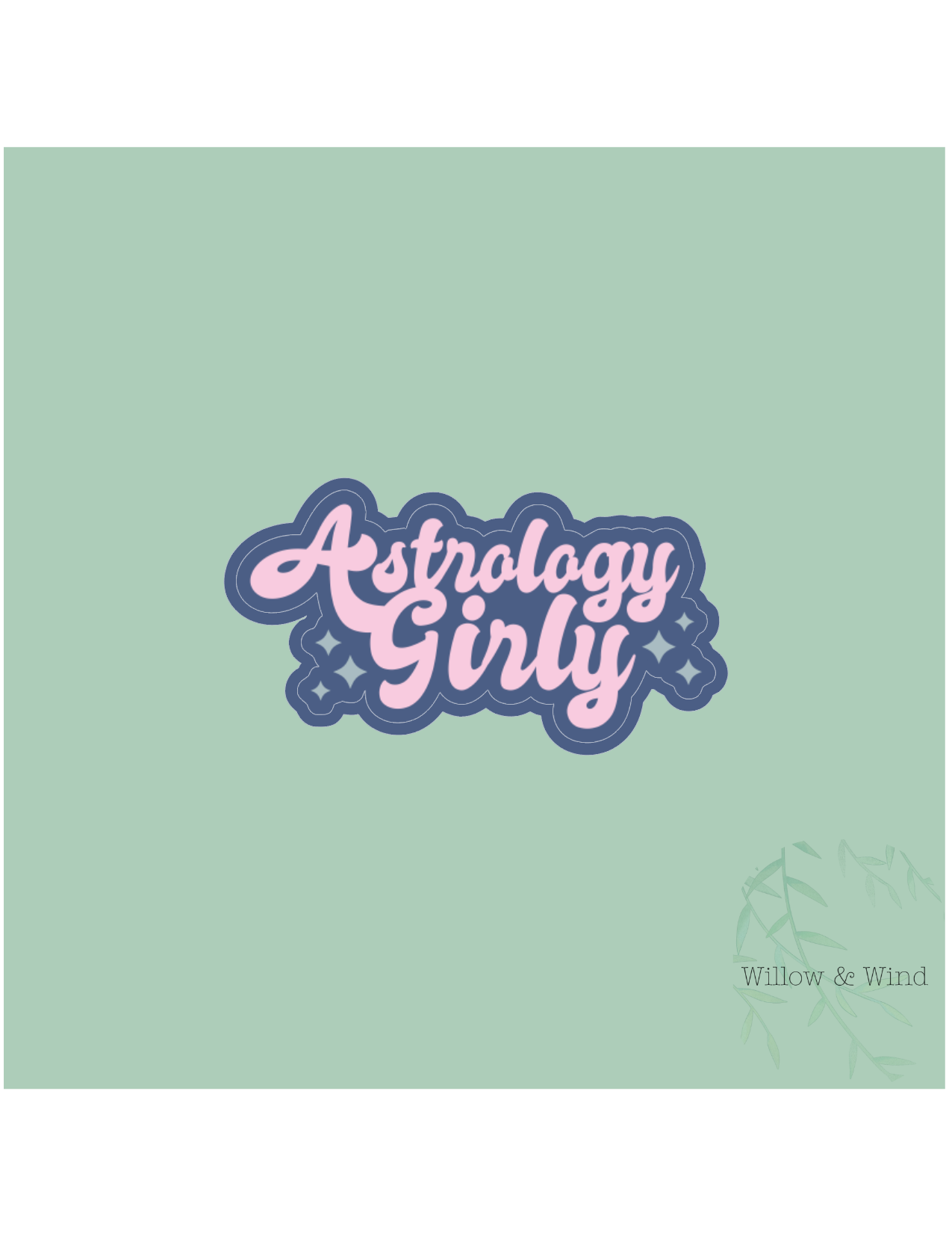 Astrology Girl Sticker