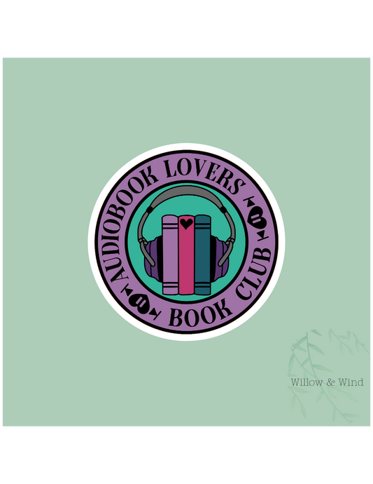 Audiobook Lovers Book Club - Bookish Sticker