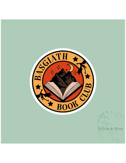 Basgiath Book Club - Fourth Wing Sticker
