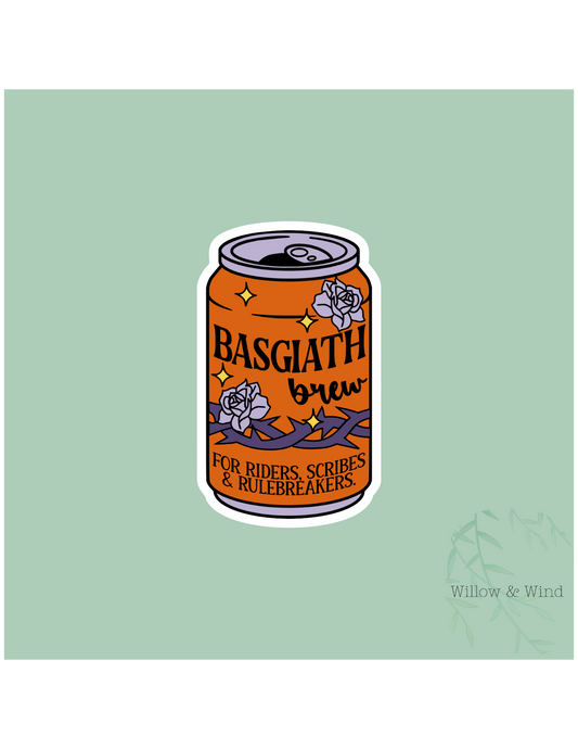 Basgiath Brew - Fourth Wing Sticker