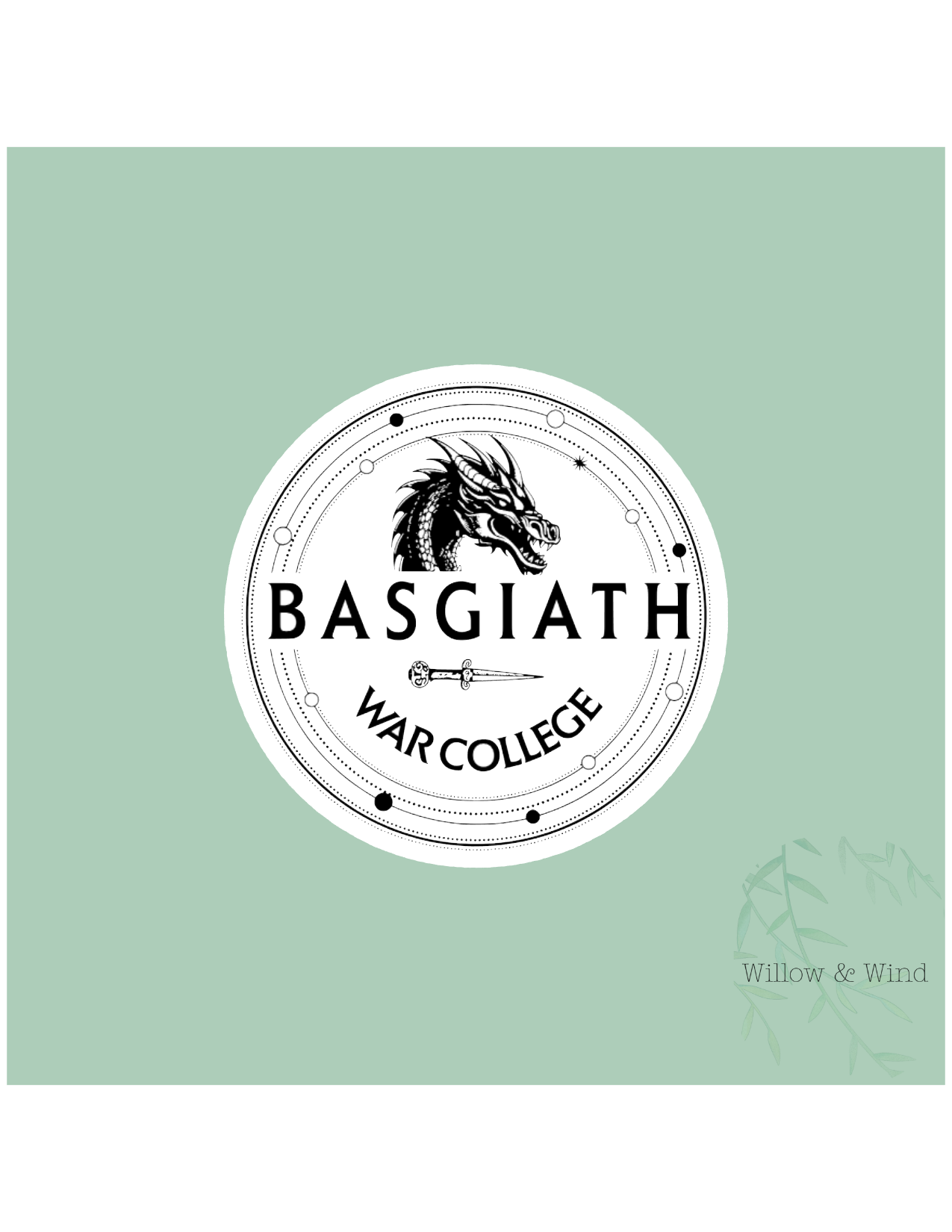 Basgiath War College - Fourth Wing Sticker