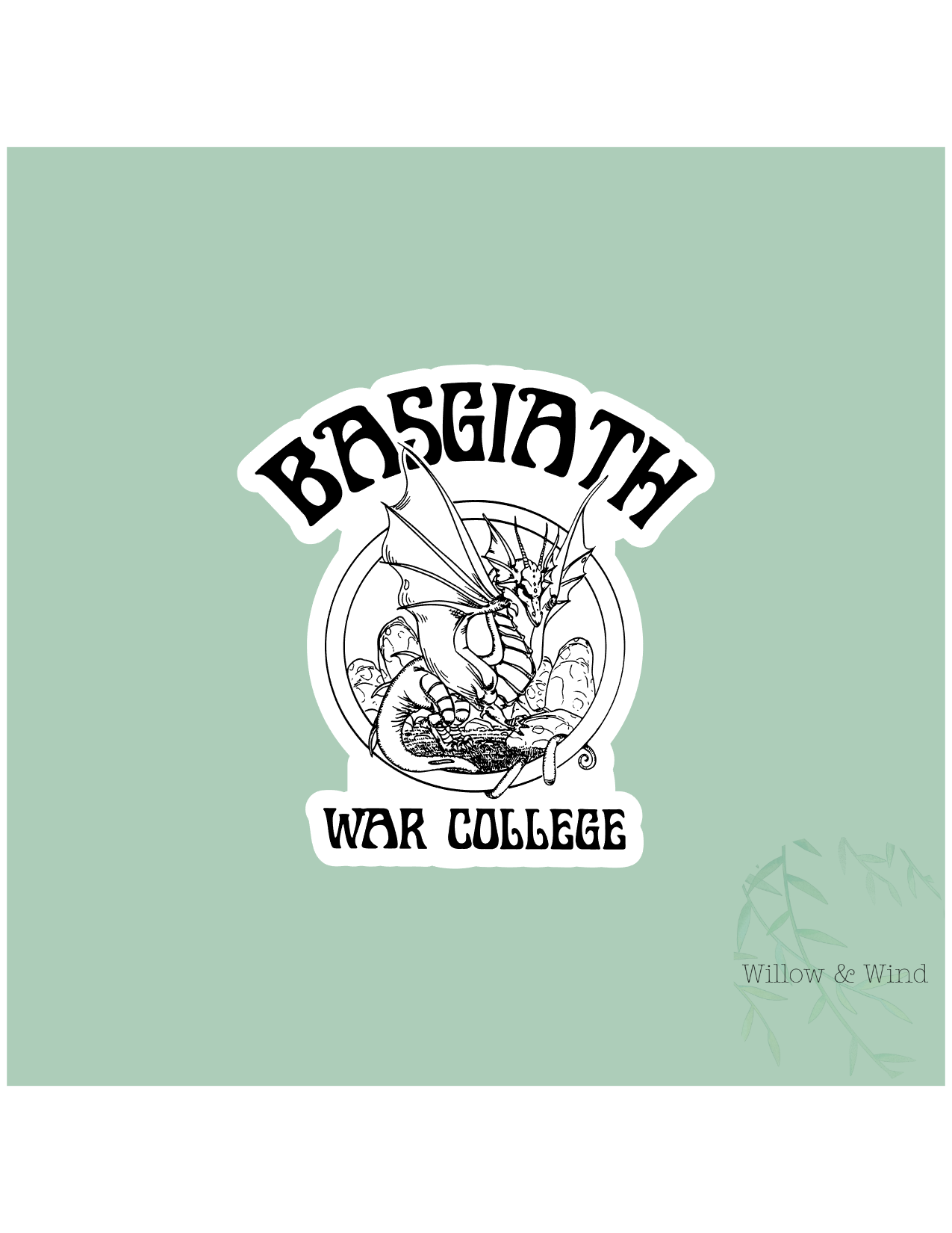 Basgiath War College - Fourth Wing Sticker