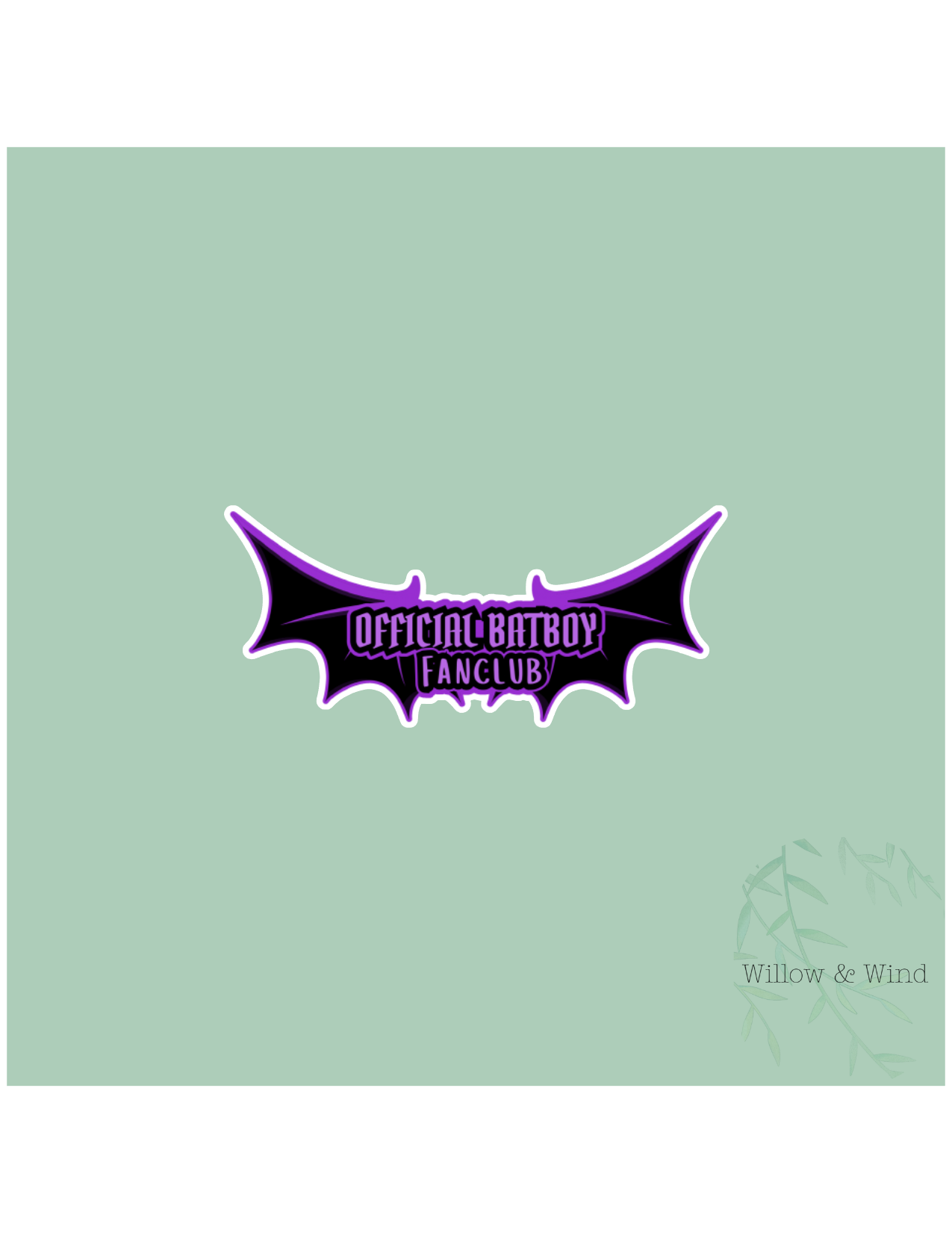 Bat Boy Fan Club - A Court of Thorns and Roses Sticker