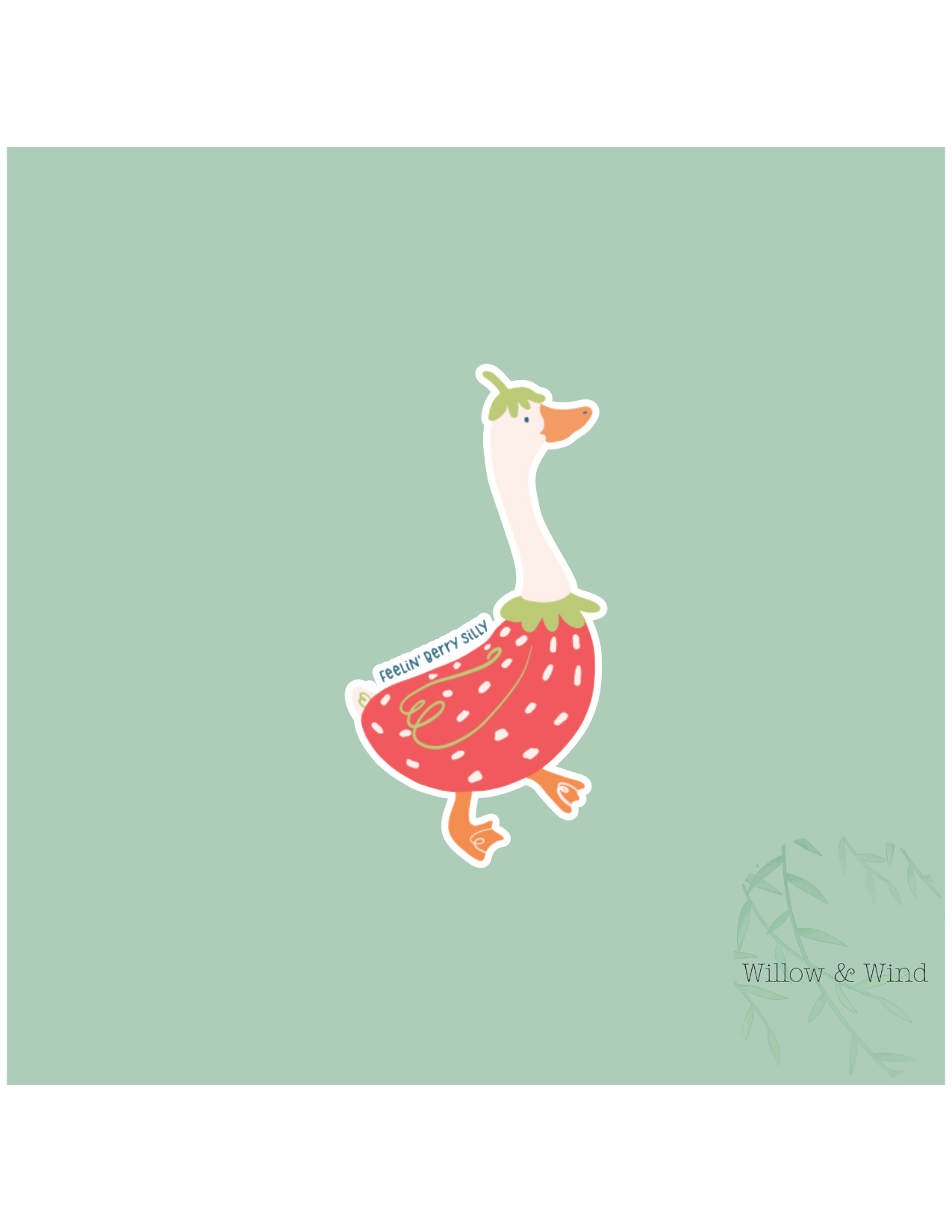 Berry Silly Sticker