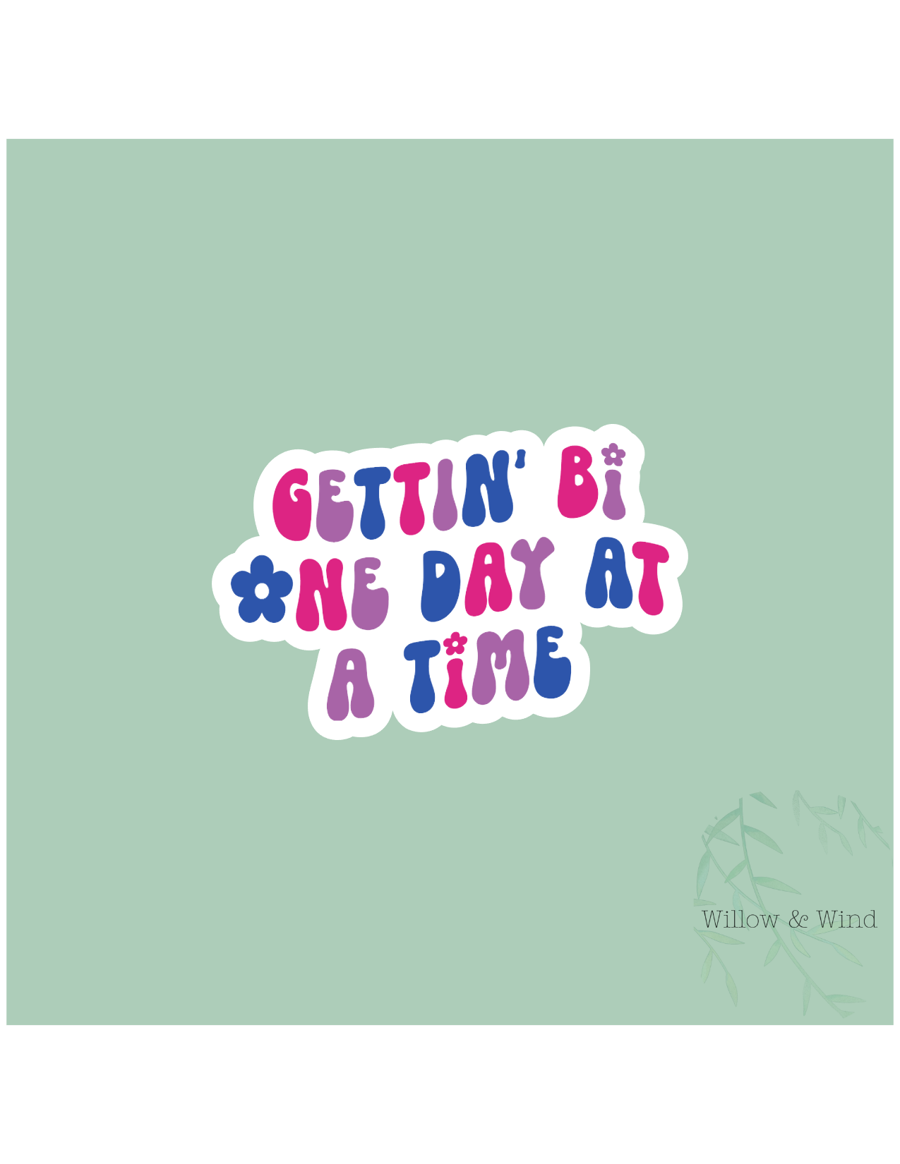 Gettin' Bi - LGBTQ Sticker