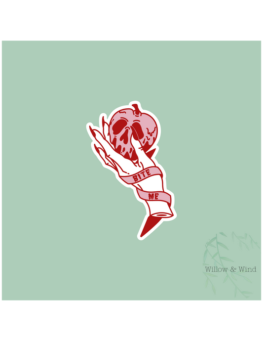 Bite Me Gothic Sticker