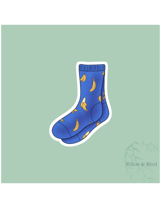 Blue Banana Socks - Heated Rivalry Sticker