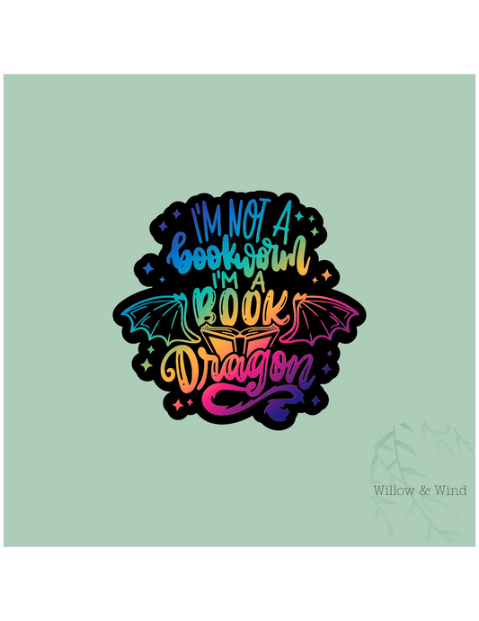 Book Dragon - Bookish Sticker