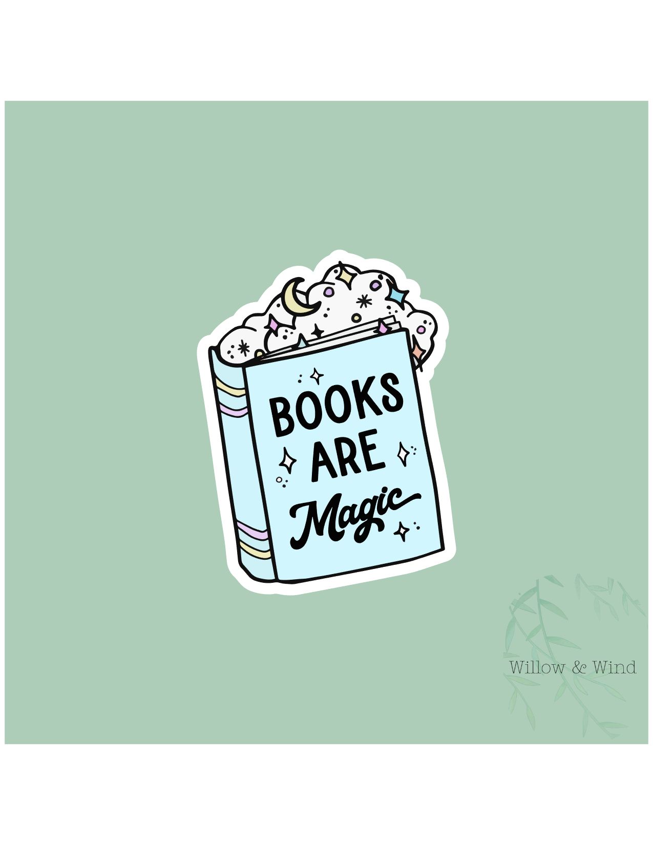 Books are Magic - Bookish Sticker