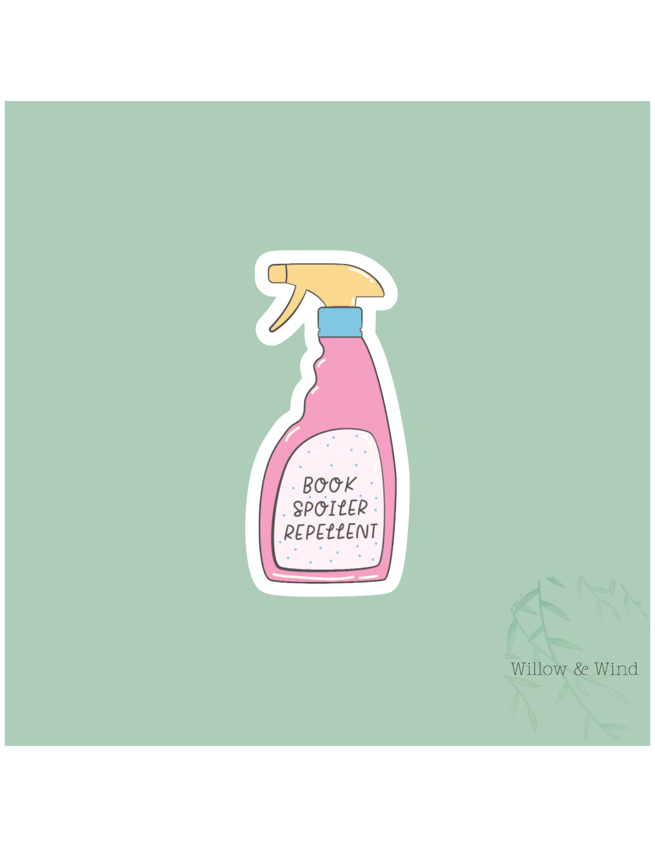 Books Spoiler Repellant - Bookish Sticker