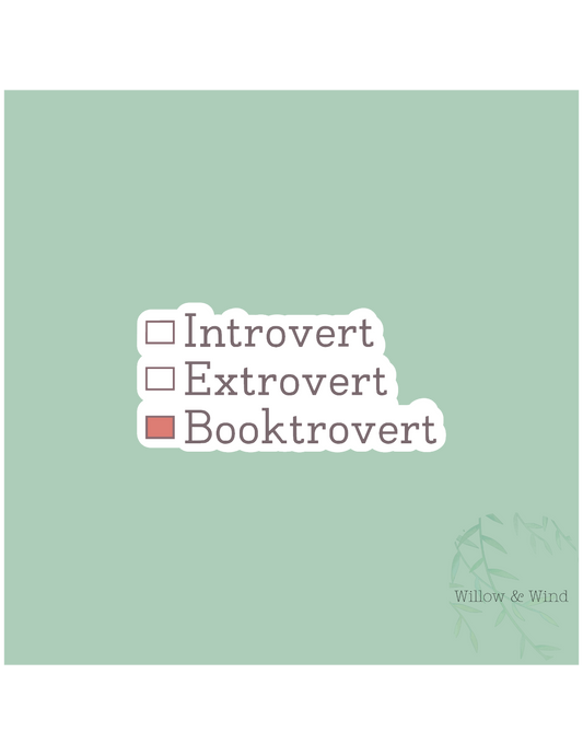 Booktrovert - Bookish Sticker