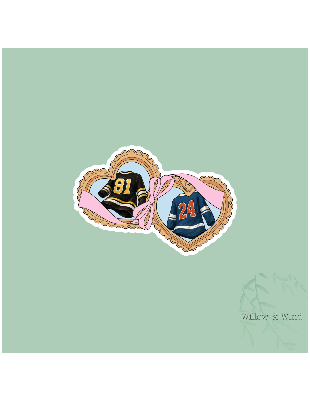 Boys Together Locket - Heated Rivalry Sticker