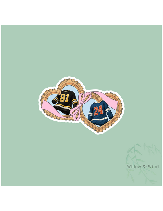 Boys Together Locket - Heated Rivalry Sticker