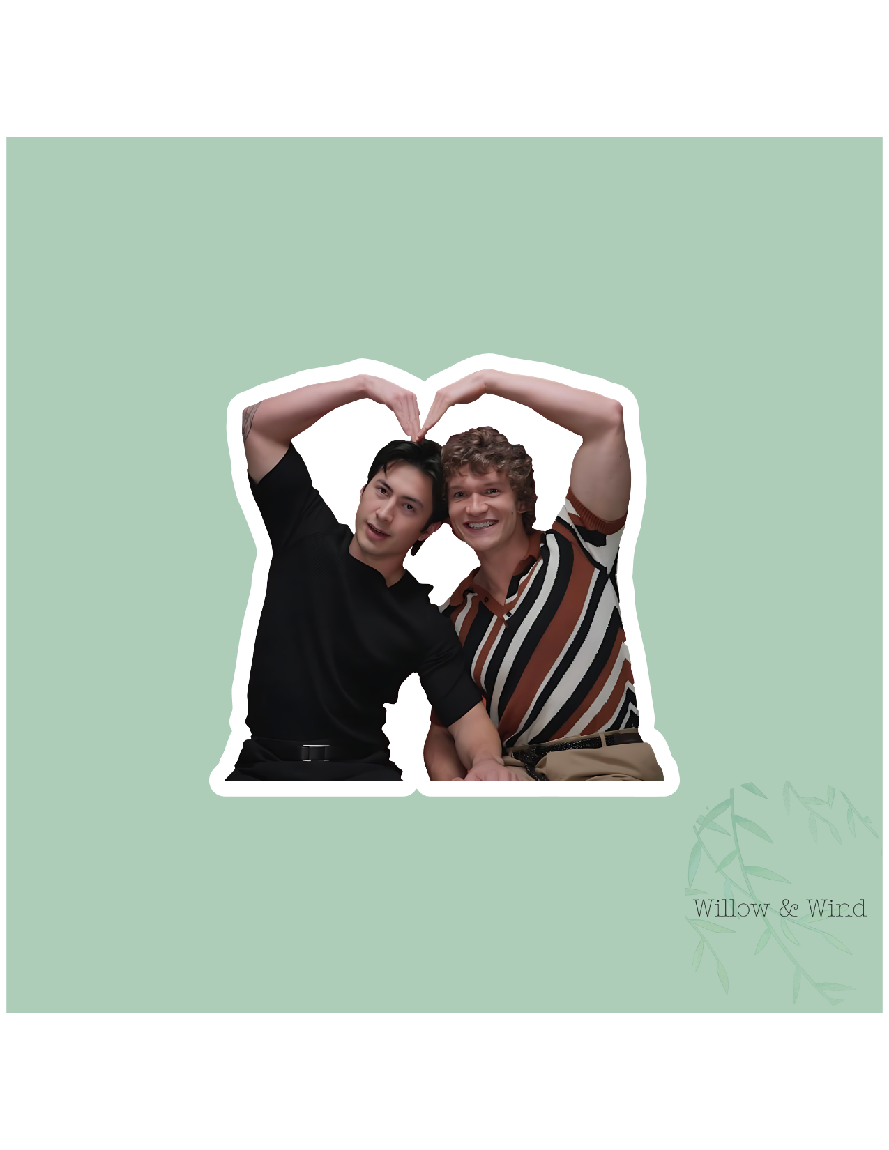 Boys Making a Heart - Heated Rivalry Sticker