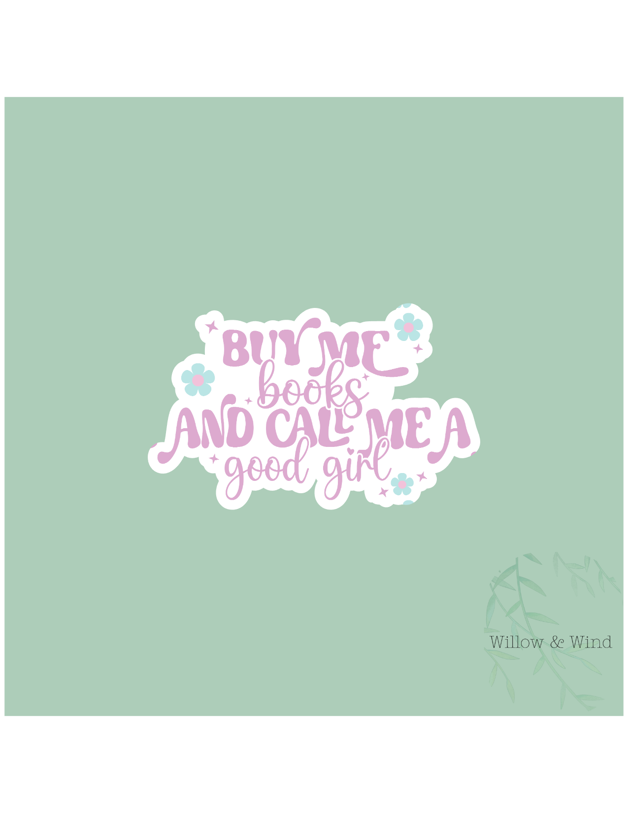 Buy Me Books - Bookish Sticker