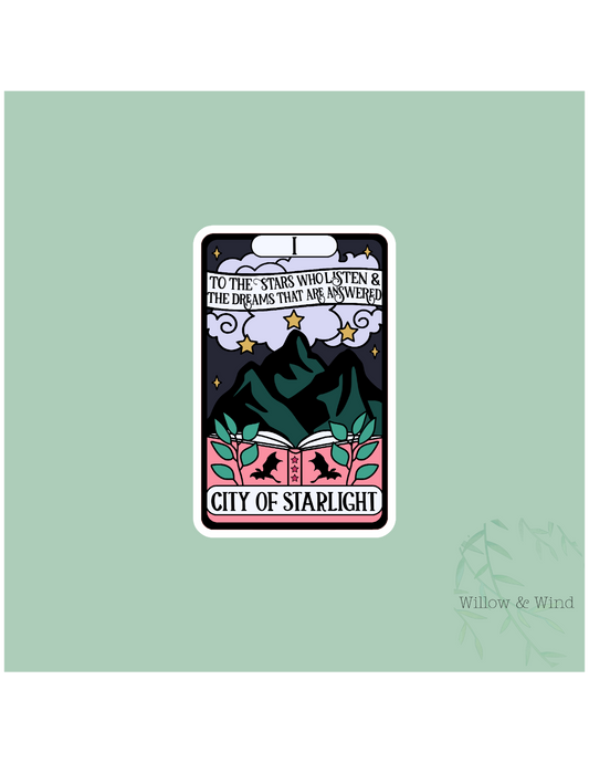 City of Starlight Tarot  - A Court of Thorns and Roses Sticker