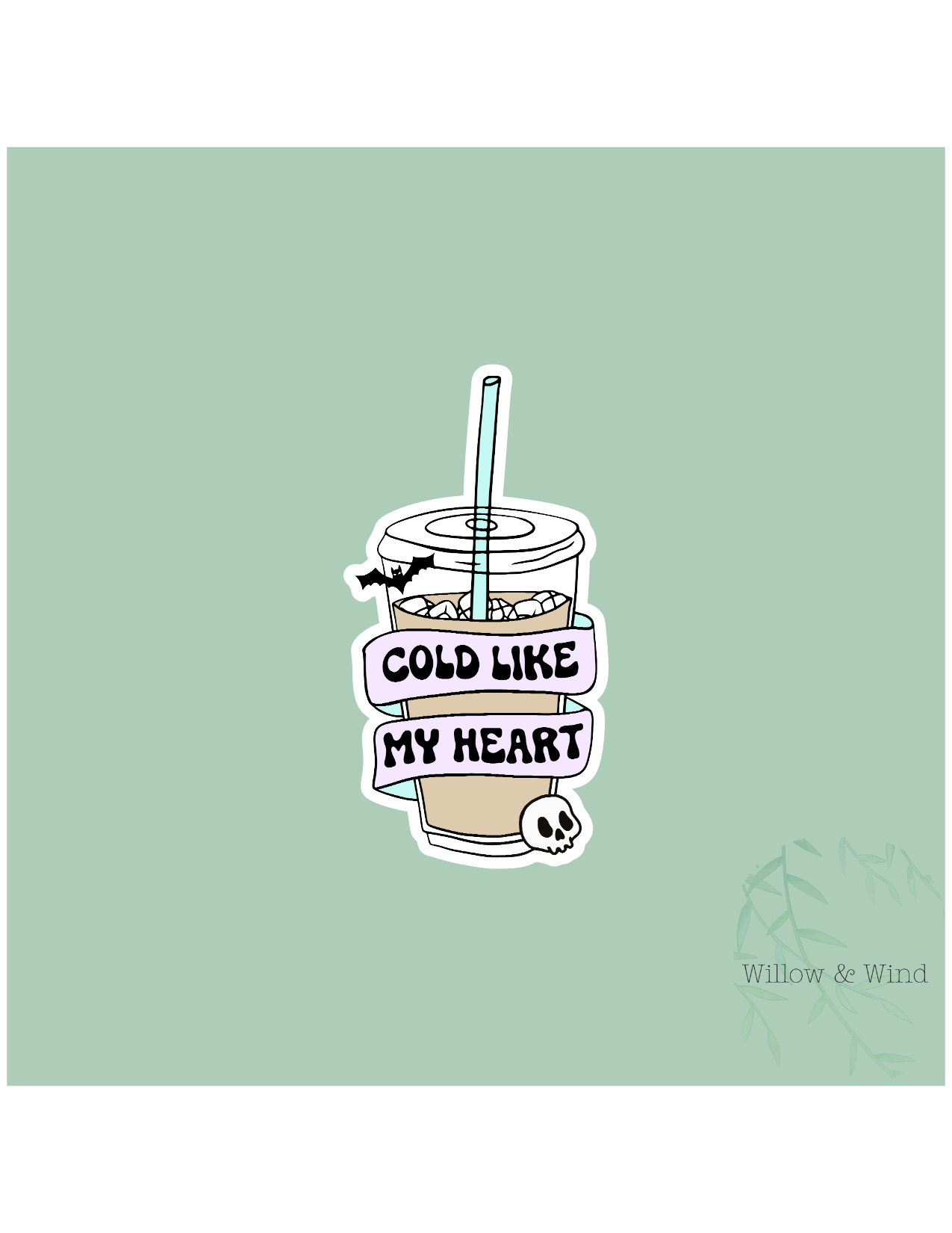 Cold Like My Heart Sticker