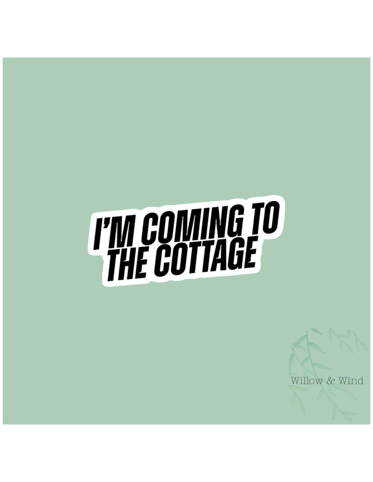 I'm Coming To The Cottage - Heated Rivalry Sticker