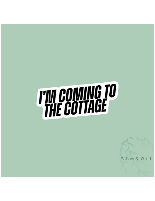 I'm Coming To The Cottage - Heated Rivalry Sticker