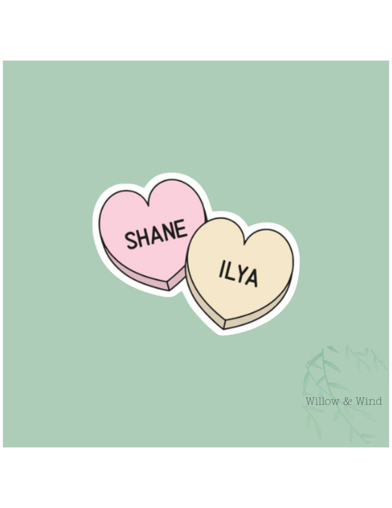 Conversation Hearts - Heated Rivalry Sticker