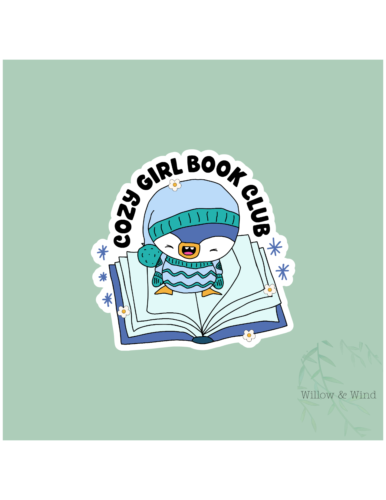 Cozy Book Club - Bookish Sticker