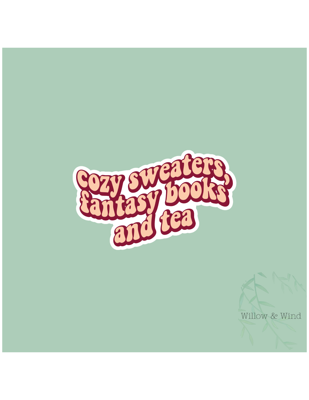 Cozy Sweaters - Bookish Sticker