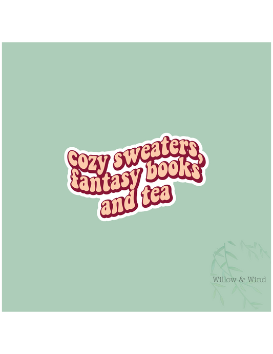 Cozy Sweaters - Bookish Sticker