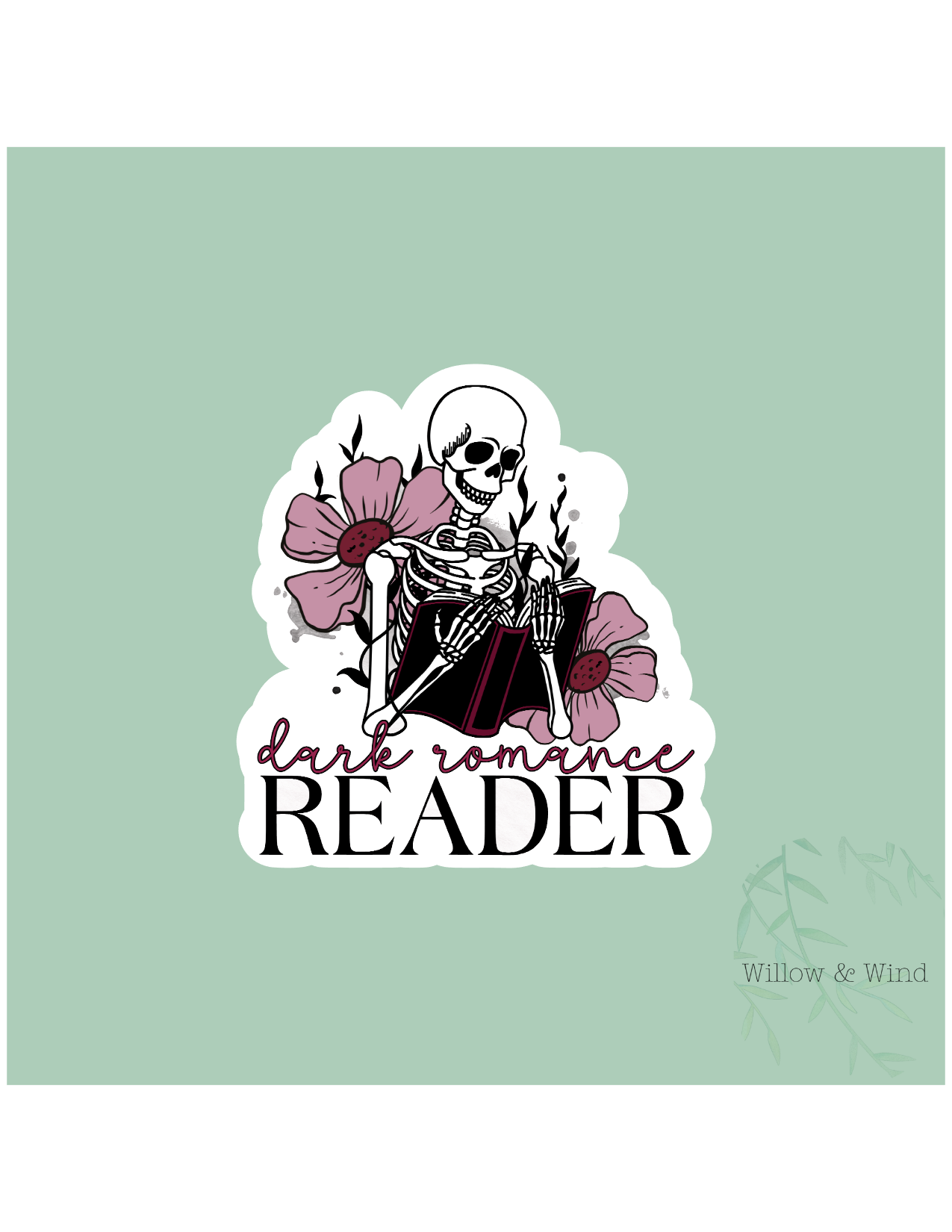 Dark Romance Reader - Bookish Sticker