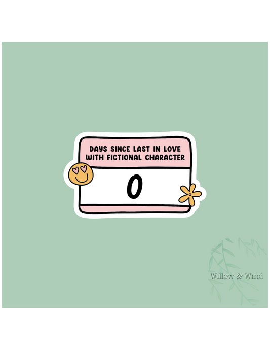 Fictional Character - Bookish Sticker