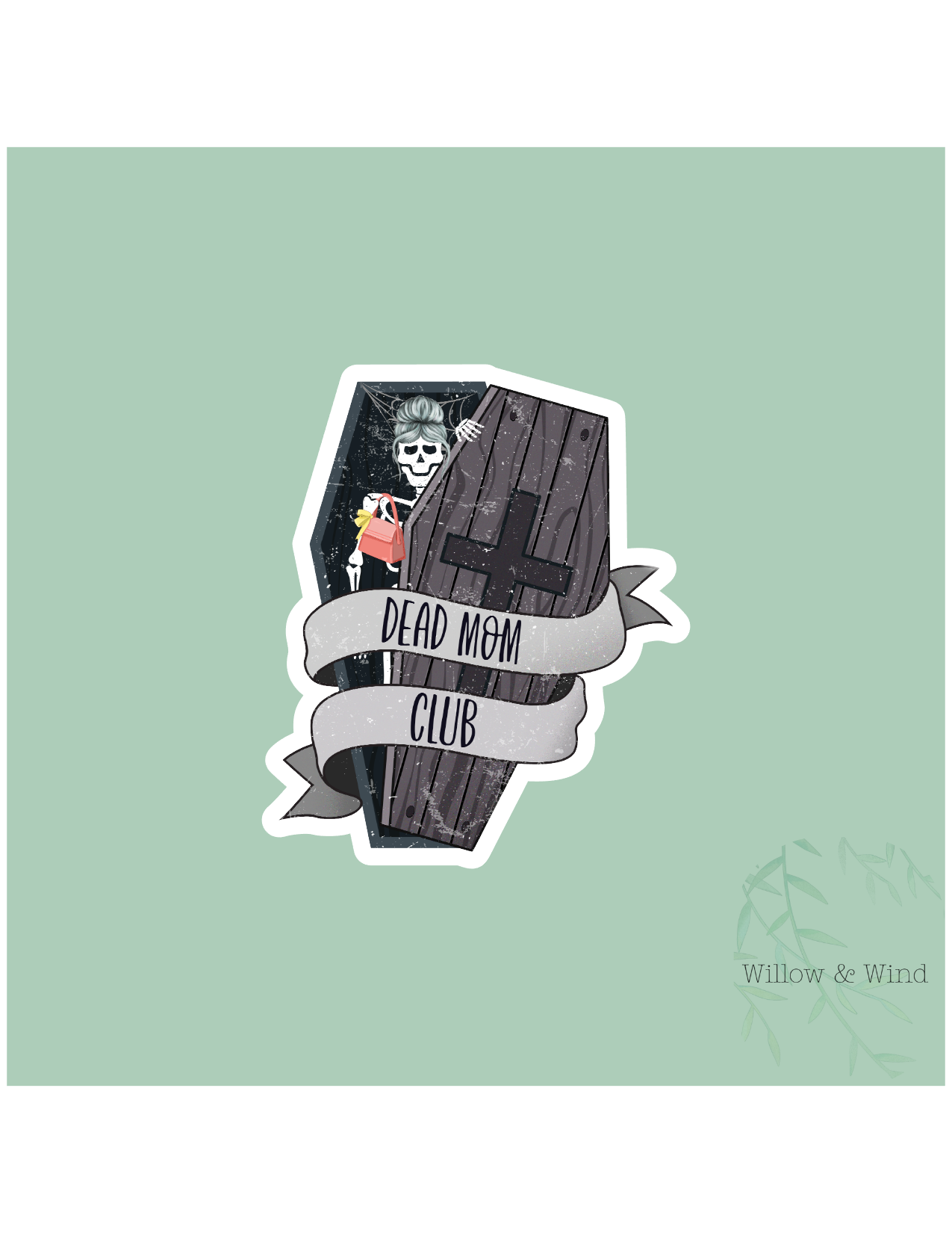 Dead Mom Club Sticker