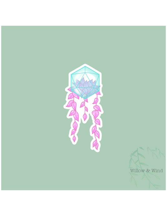 Plant Dice Nerdy Sticker
