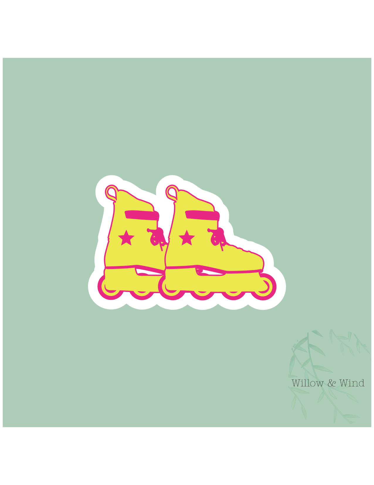 Doll Skates Sticker