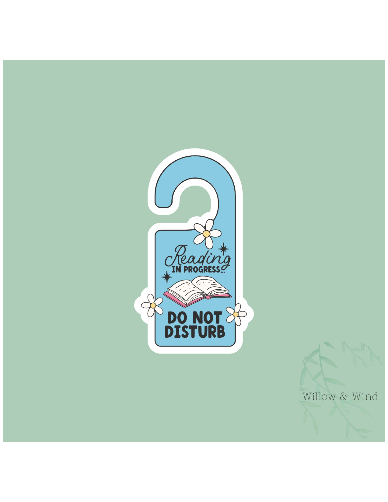 Do Not Disturb - Bookish Sticker