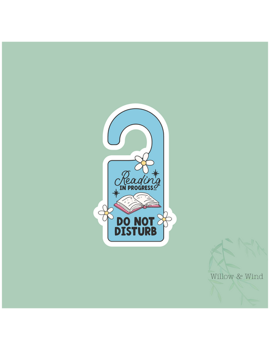 Do Not Disturb - Bookish Sticker