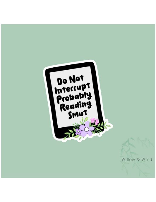 Do Not Interrupt - Bookish Sticker