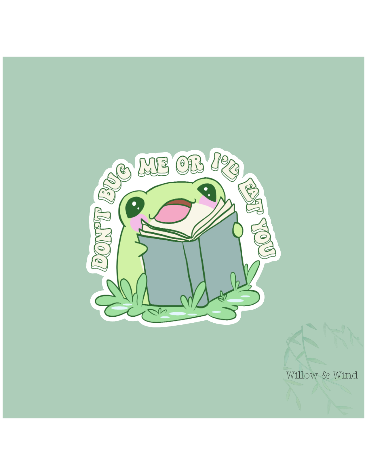 Don't Bug Me - Bookish Sticker