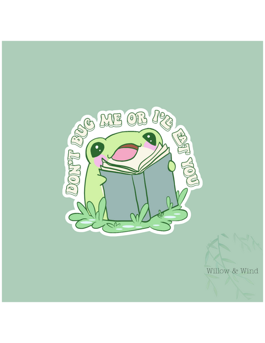 Don't Bug Me - Bookish Sticker
