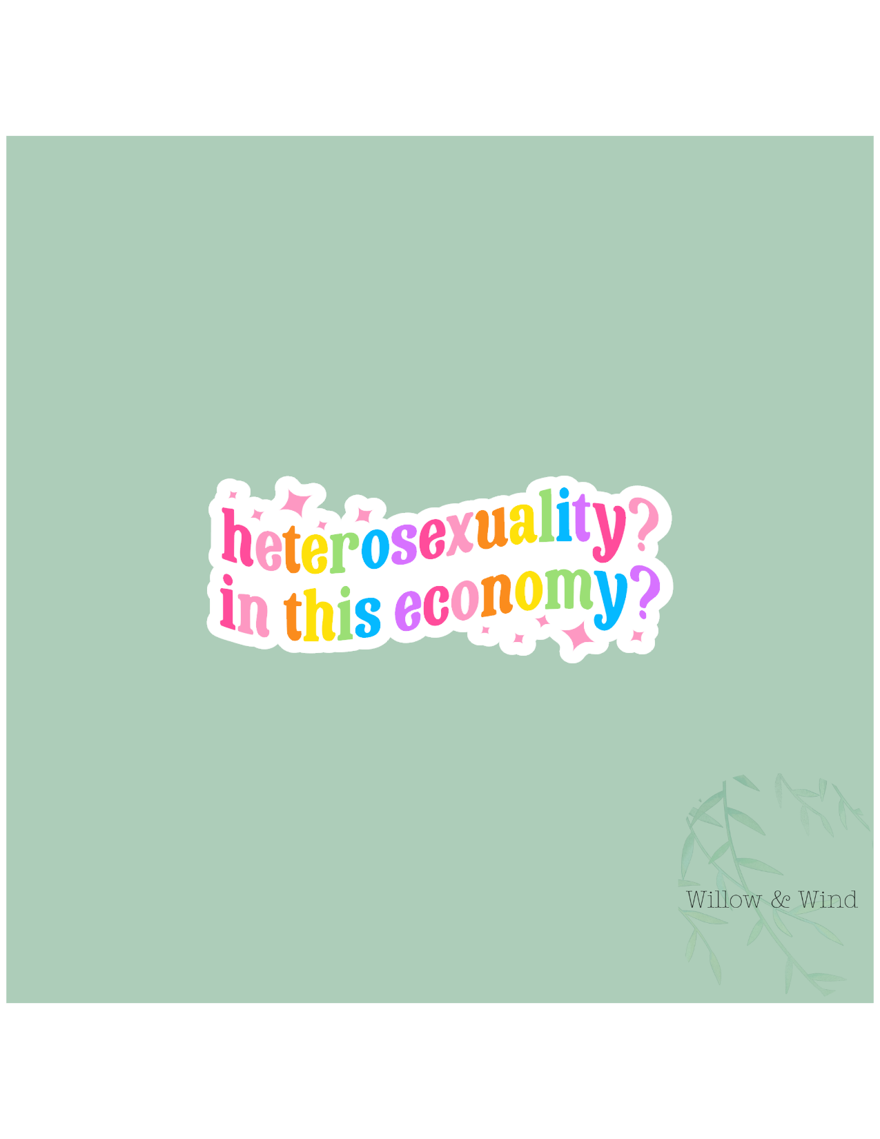 Heterosexuality? - LGBTQ Sticker