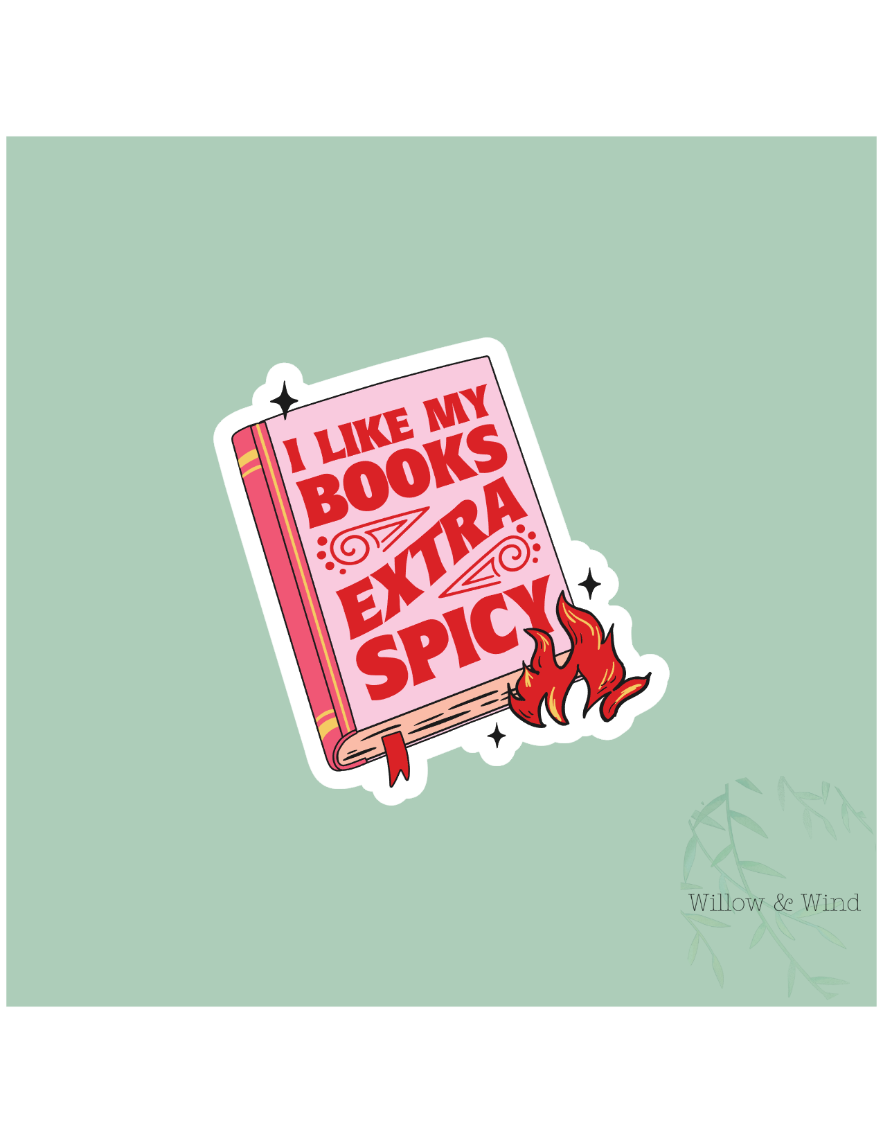 Extra Spicy - Bookish Sticker