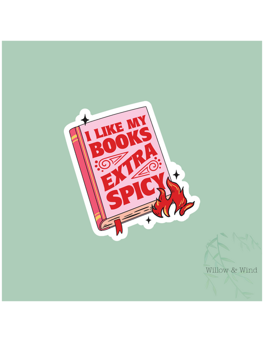 Extra Spicy - Bookish Sticker