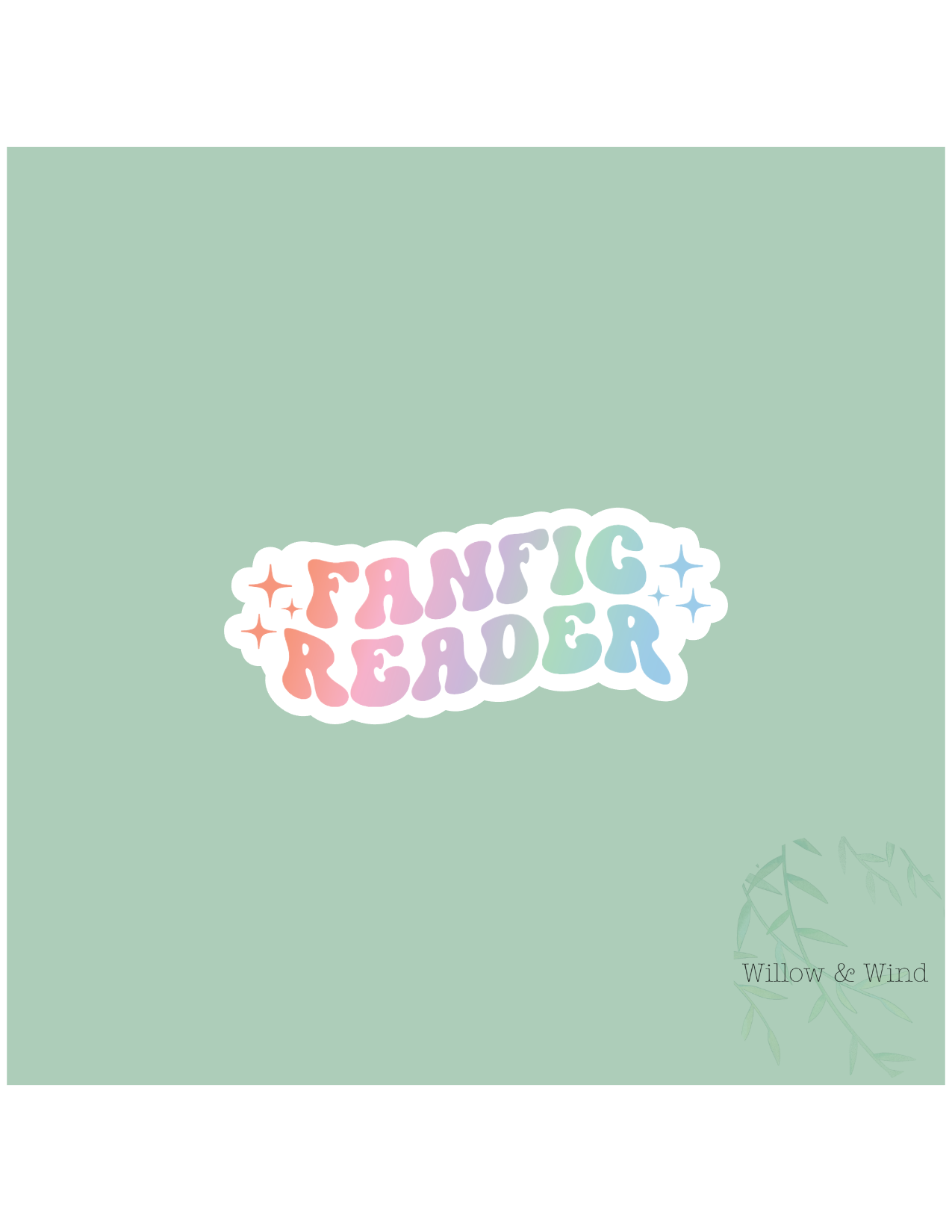 Fanfic Reader - Bookish Sticker